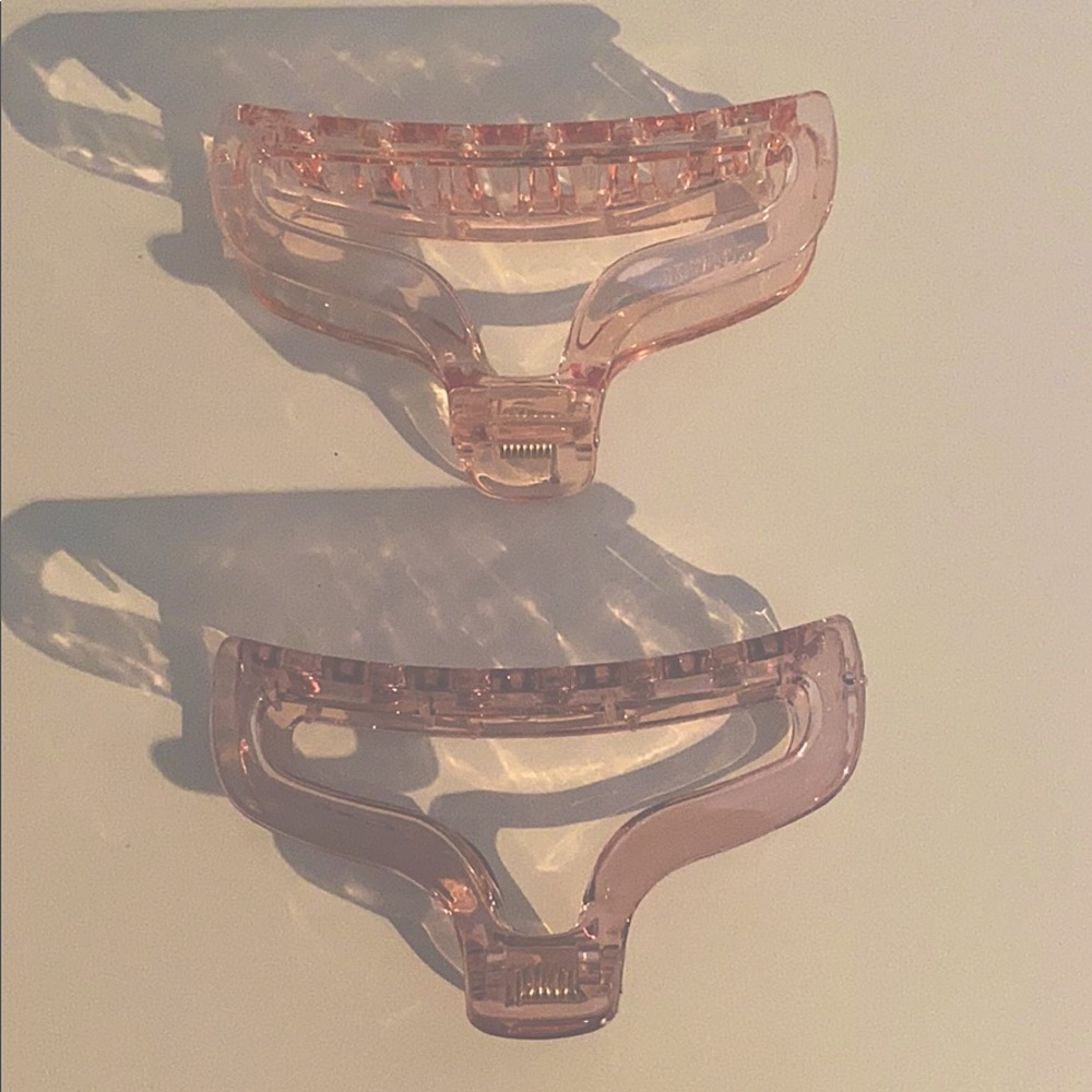 transparent hair claw clip